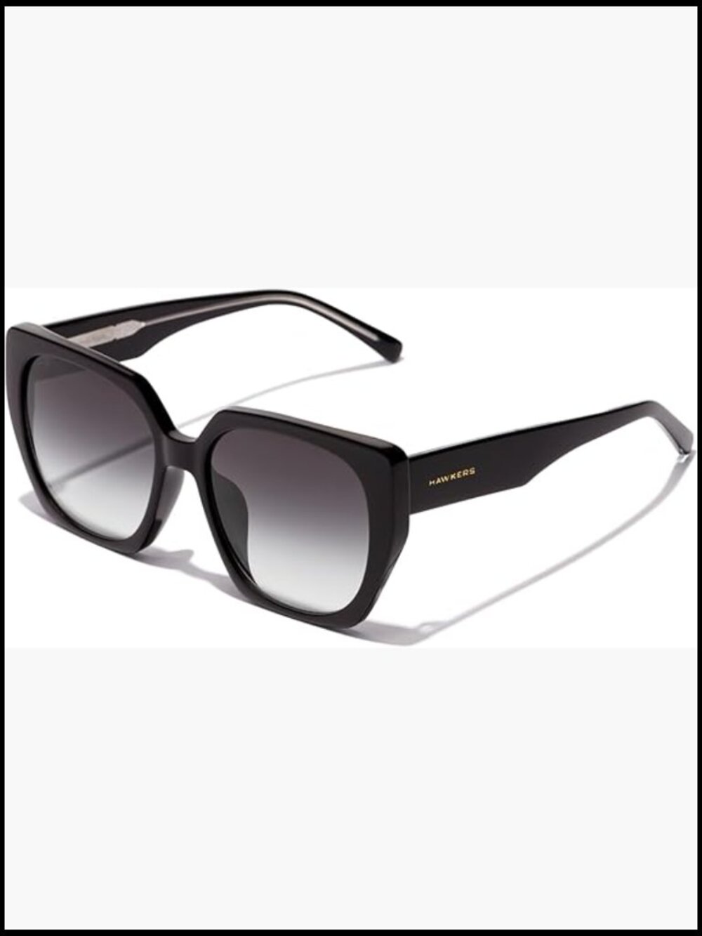 Oversized Cat-Eye Sunglasses Acetate Frame Polarized